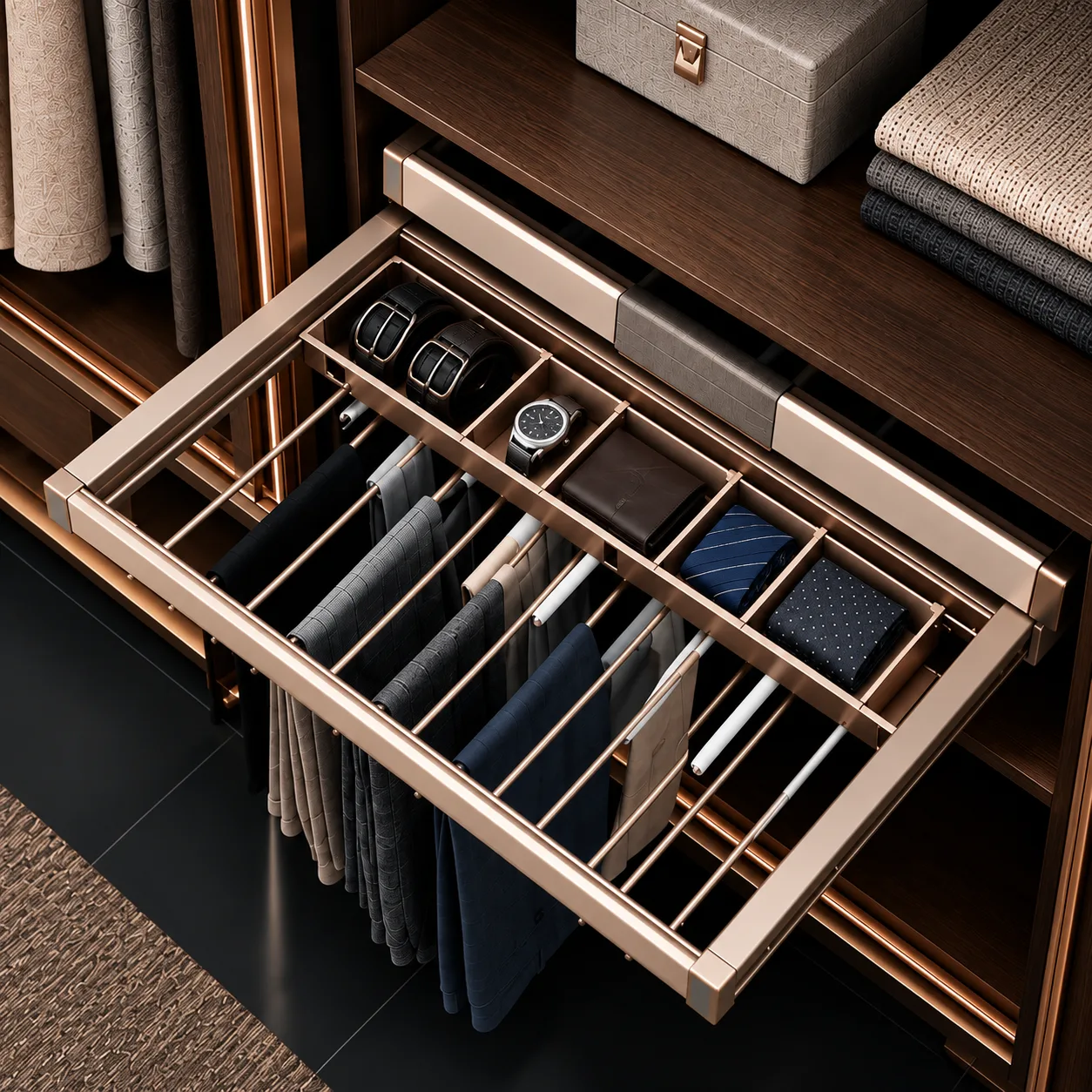 900mm Multi Trouser Rack