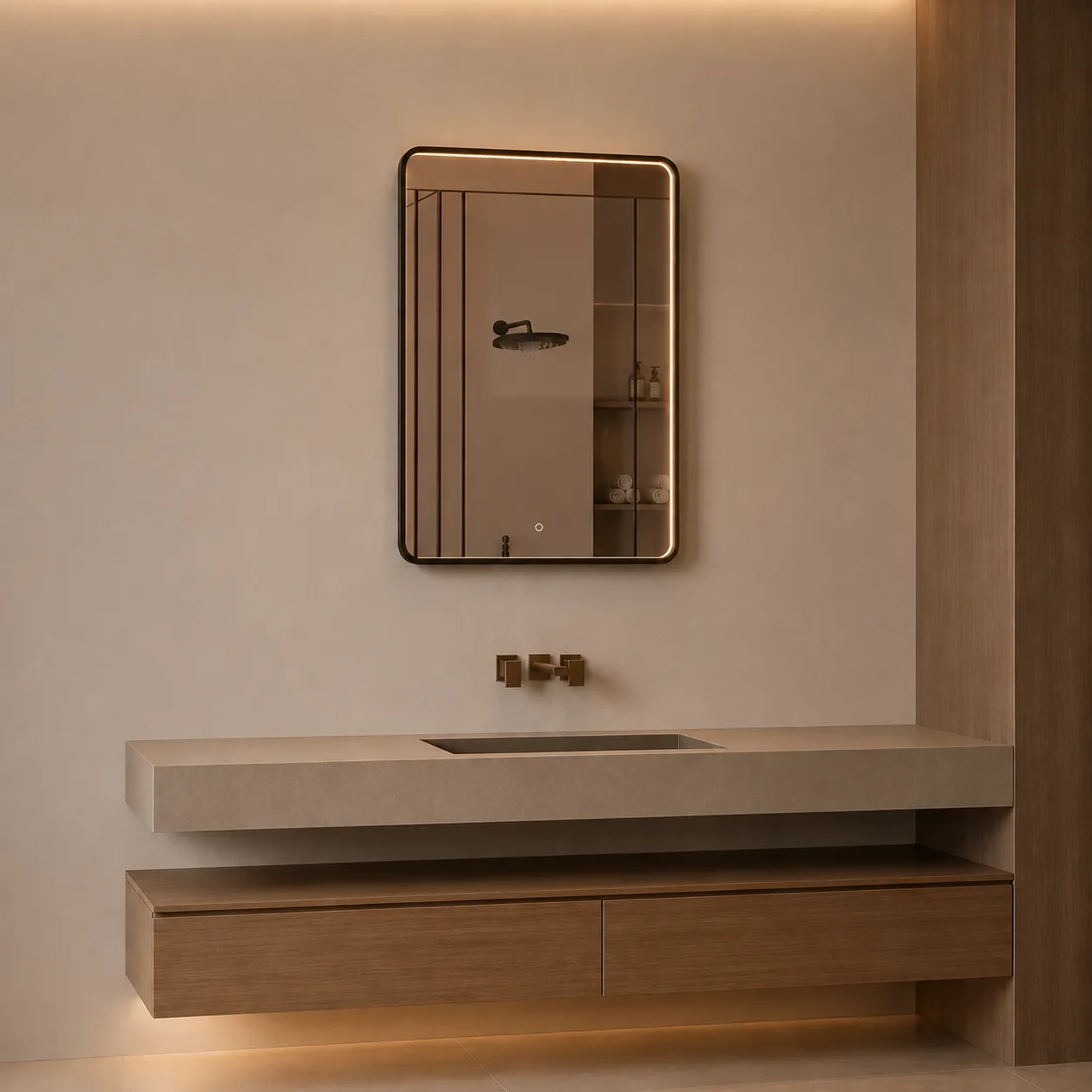 Edge Glow LED Mirror