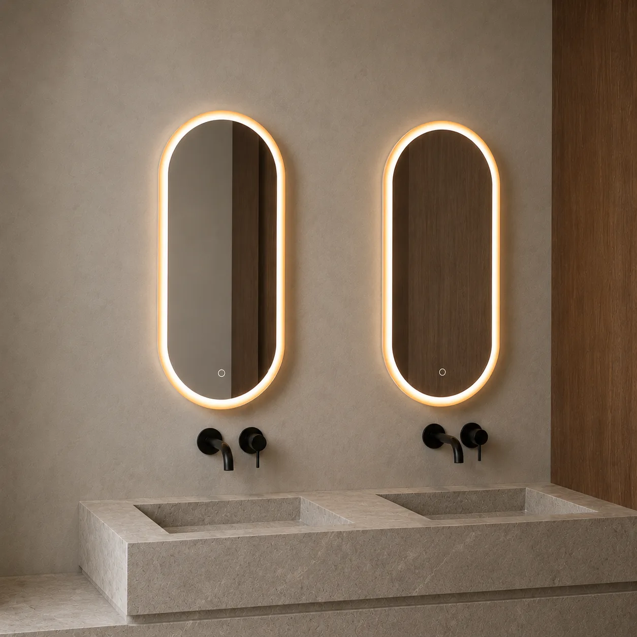 Orbit Glow LED Mirror
